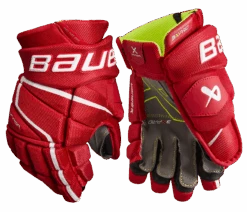Bauer Vapor 3X Pro Junior Hockey Gloves -Bauer 3XPRO JR PALM RED1