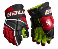 Bauer Vapor 3X Junior Hockey Gloves -Bauer 3X JR FRONT BKR2