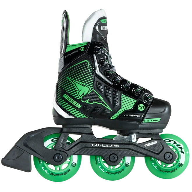 Bauer Mission Lil' Ripper Adjustable Junior Roller Skates 3 Bauer Mission Lil' Ripper Adjustable Junior Roller Skates